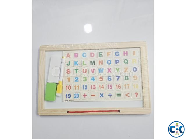 Kids Magnetic Puzzles White Board And Black Slate large image 2