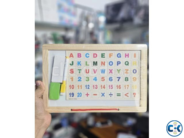 Kids Magnetic Puzzles White Board And Black Slate large image 4