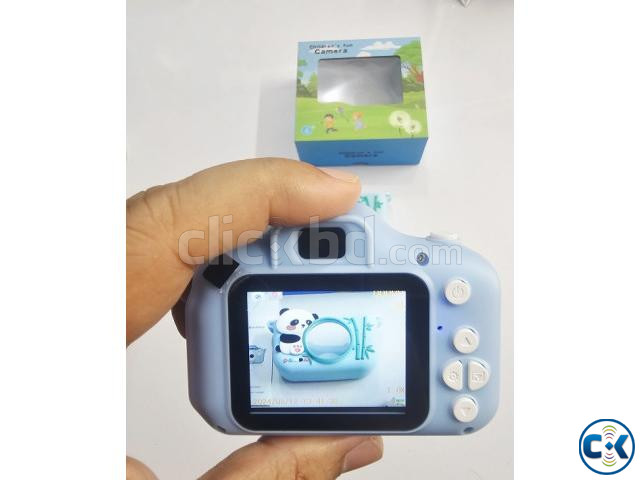Kids Dual Video Camera With Protect Cover Blue large image 3