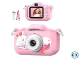 Kids Digital Dual Camera With Protective Cover Pink