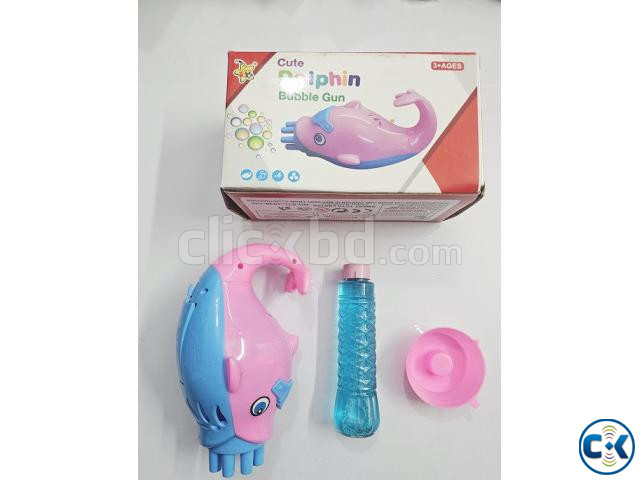 Dolphine Bubble Gun Machine large image 1