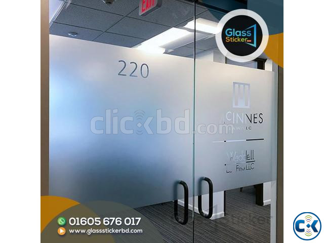 Thai glass sticker for window. Glass sticker for Office part large image 2
