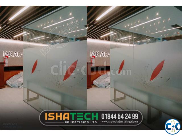 Glass Sticker for Office Glass Partition large image 1