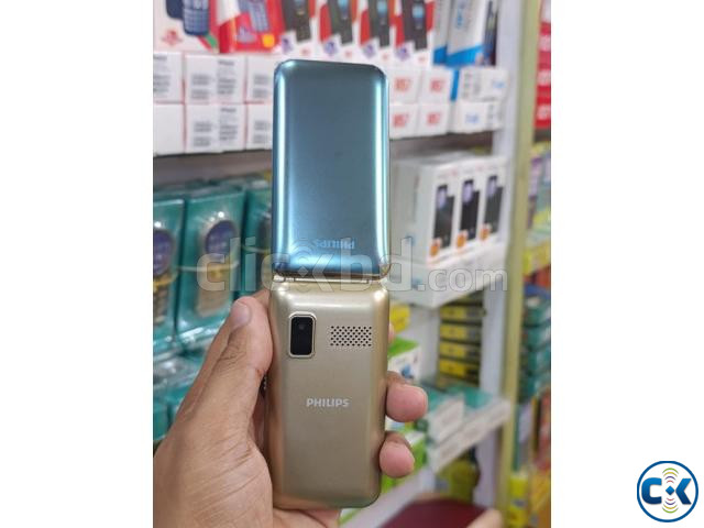 Philips E218L Folding Mobile Phone Dual Display large image 1