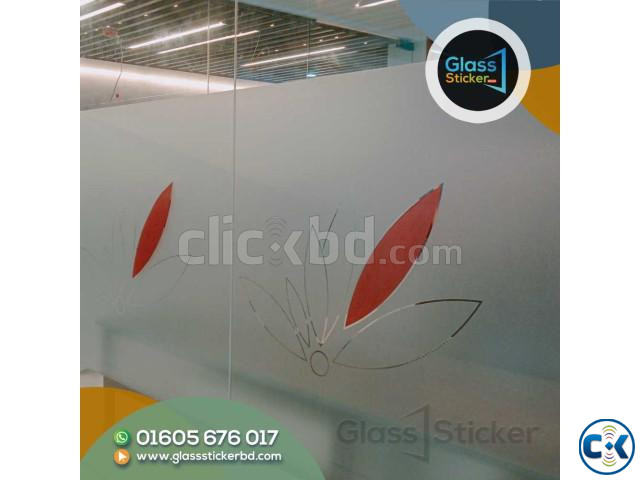 Frosted glass sticker for Corporate Office. large image 2