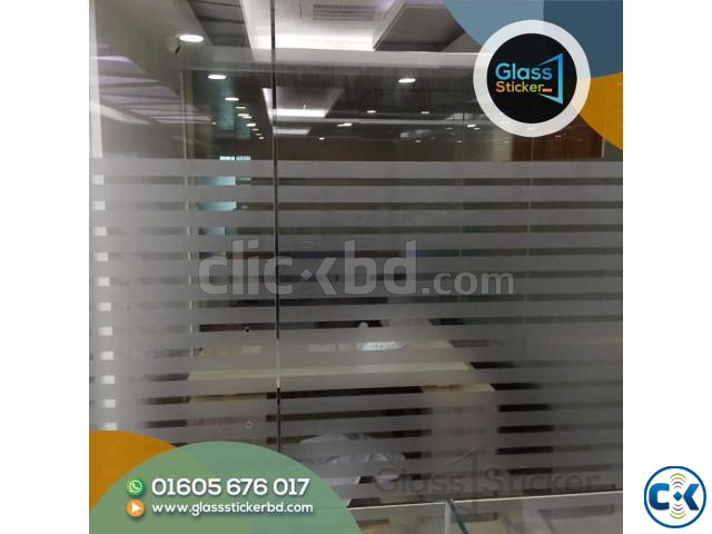 Frosted glass sticker for Office. large image 1