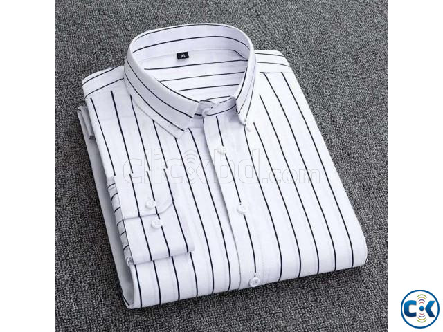 Men s Long Sleeve Stripe Print Shirt large image 3