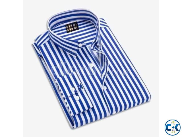 Men s Long Sleeve Stripe Print Shirt large image 4