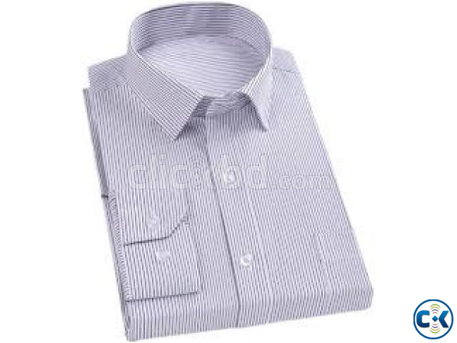 Cotton Official Formal Check Shirt large image 1