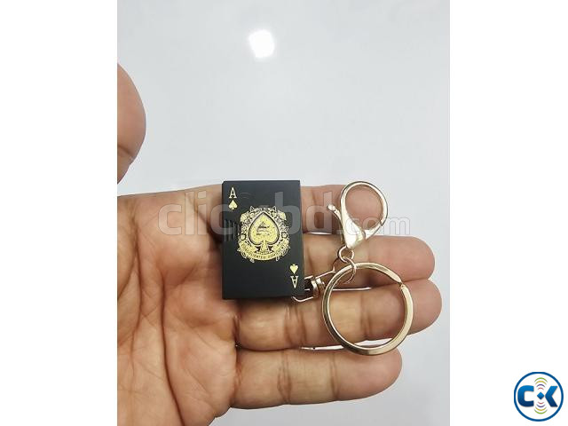 Card Shape Gas Lighter With Keyring large image 3