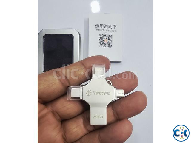 256GB 4 in 1 OTG Flash Drive Pendrive large image 2