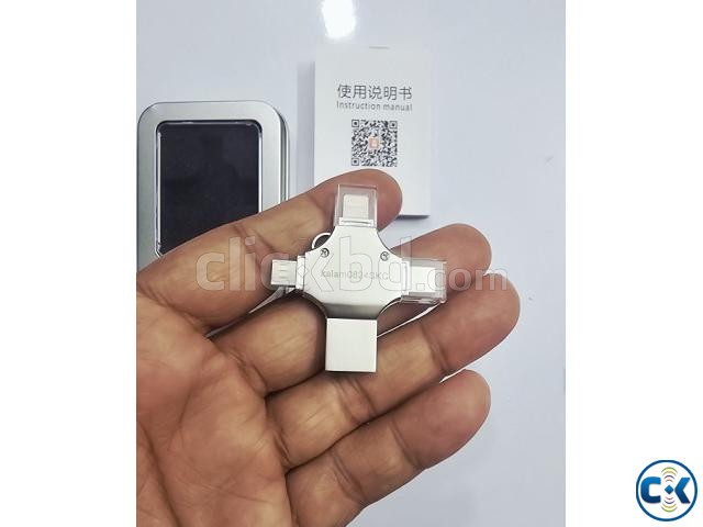 256GB 4 in 1 OTG Flash Drive Pendrive large image 4