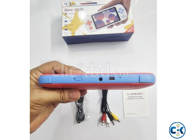 XY11 Retro Console Handheld Game Console 4.3 inch- Red large image 1