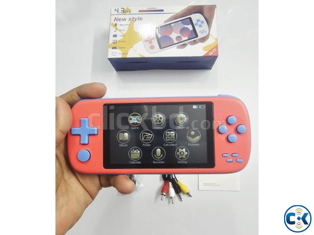 XY11 Retro Console Handheld Game Console 4.3 inch- Red large image 3