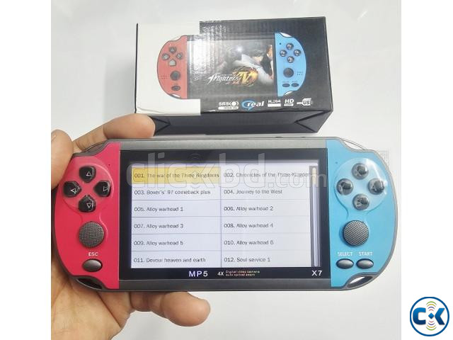 X7 Handheld Console Console Kids Video Games 8GB large image 3