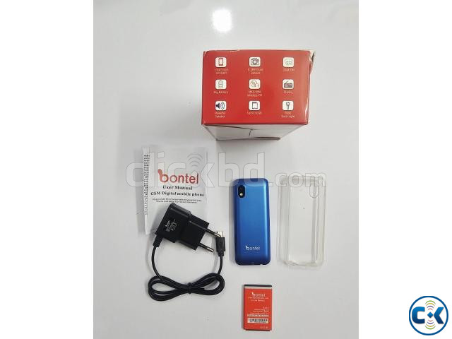 Bontel Spy S1 Mini Button Phone Metal Body Blue large image 2