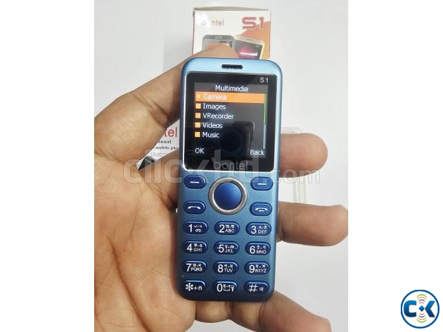Bontel Spy S1 Mini Button Phone Metal Body Blue large image 4