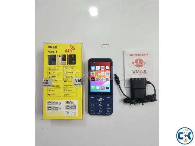 VMAX Note14 4G Wifi Android Button Phone 4GB RAM 64GB ROM -B large image 1