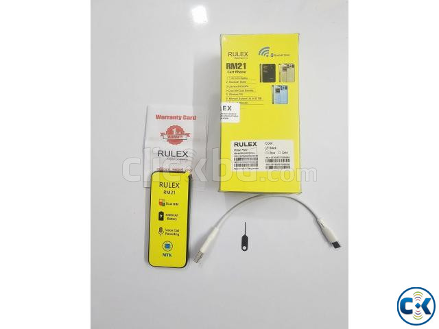 Rulex RM21 Mini Feature Phone Black large image 2