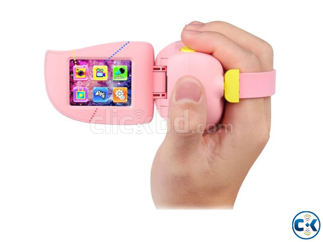 Kids Digital Handy Video Camera Pink large image 0