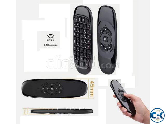 C120 Wireless Air Mouse With Keyboard RGB Backlight large image 0