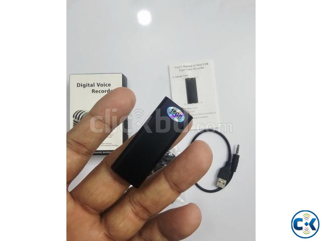 16GB Portable Digital Sound Voice Recorder large image 2