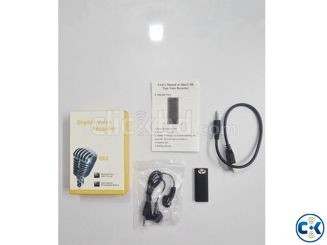 8GB Mini Hidden Audio Voice Recorder large image 1