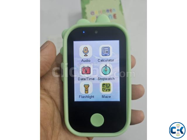B10 Kids Smart Touch Phone Dual Camera Protection Cover Blue large image 2