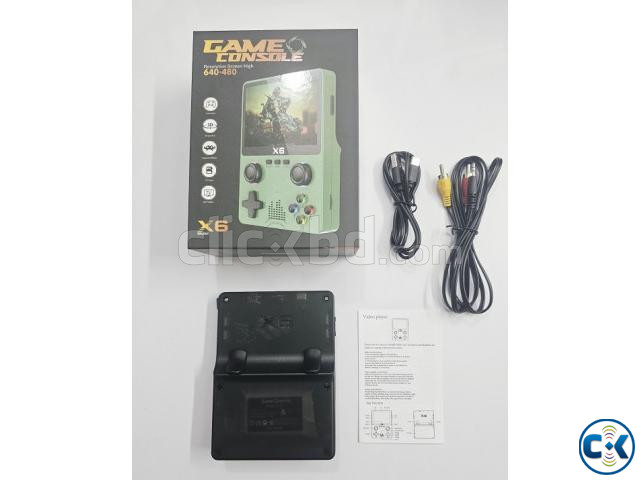 X6 Kids Game Handheld Game Console 32GB Purpel large image 2