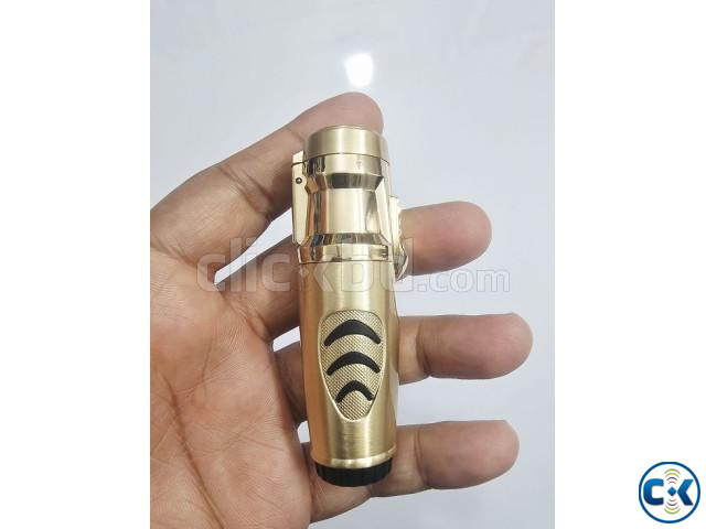 AR173 Jet Flame Metal Body Lighter Visible Fuel large image 1