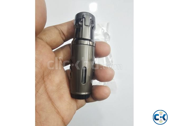 AR173 Jet Flame Metal Body Lighter Visible Fuel large image 3