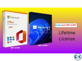 MS Windows 11 Pro and Office Pro plus 2021 Genuine Lifetim