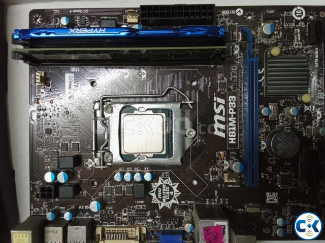 Intel i3-4160 MSI H81M-P33 Combo 8 4GB DDR3 RAM large image 1