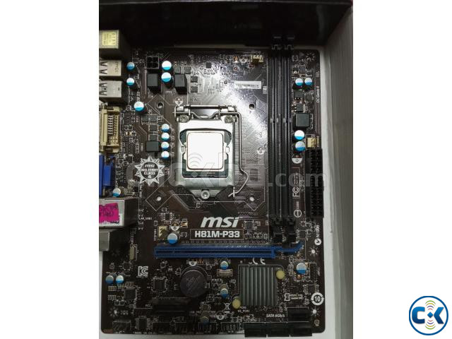 Intel i3-4160 MSI H81M-P33 Combo 8 4GB DDR3 RAM large image 3