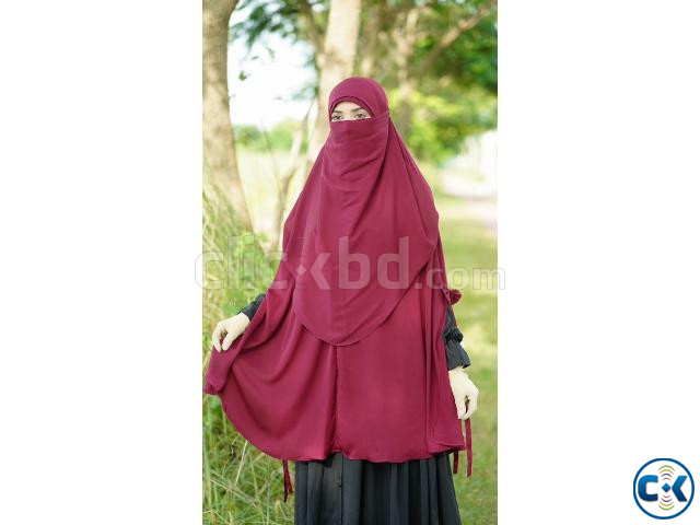 Soft Linen Jilbab large image 1