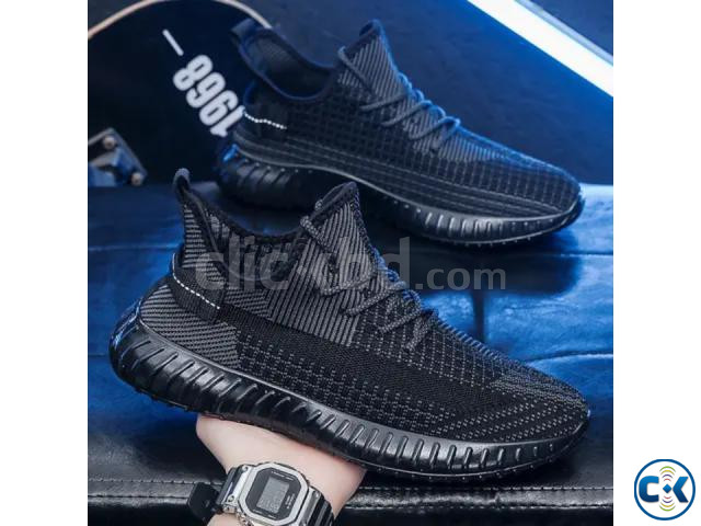 Men s Stylish Breathable Knit Sneakers large image 4