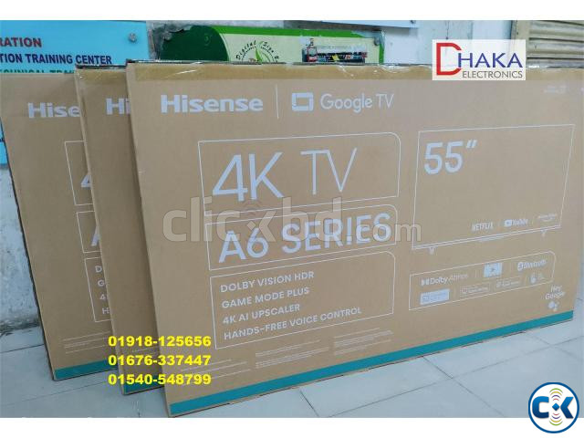 Hisense 55A6F3 55 inch 4K Smart Google TV Price BD large image 0