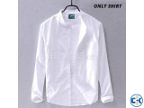Solid Color Cotton Shirt Only Shirt 