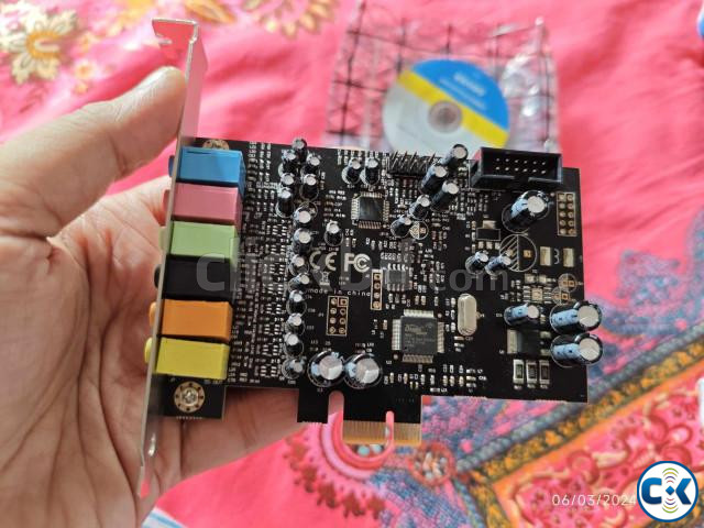 PCI Express 7.1 Sound Card Cmedia CM8828 CM9882A Chipset  large image 1