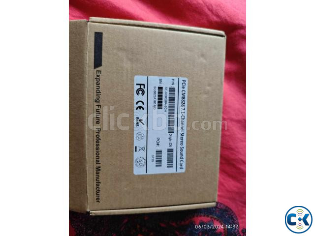 PCI Express 7.1 Sound Card Cmedia CM8828 CM9882A Chipset  large image 3