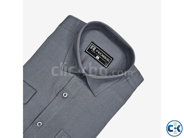 Cotton Exclusive Formal Shirt Sea Grean  large image 1