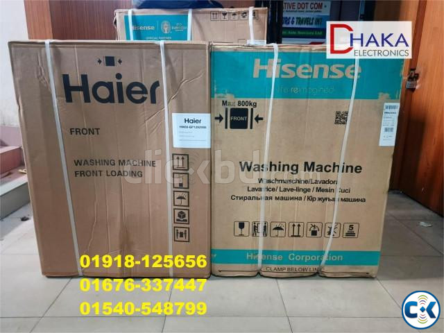 Hisense WF3S8043BW Front Load Washing Machine 8 KG large image 0