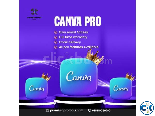 Lifetime Canva Premium Plan with 12 Month Guarantee large image 0
