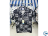 Pure Cotton Half Sleeve Print Shirt for Men s