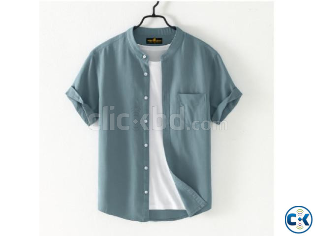 Fashionable half-sleeve shirt for men large image 1