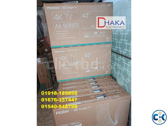 Hisense 43 inch 43A6F3 UHD 4K Google DTS TV large image 0