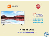 75 inch Xiaomi Mi A Pro 2025 QLED 4K Google TV