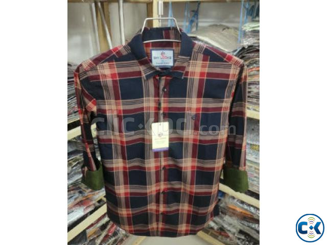 Premium Quality Garments Cotton full Sleeve Check Shirt large image 1
