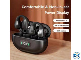 Clip On Bone Conduction ANC Gaming Earbuds with LED Display