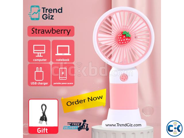 Mini Fruit Handheld Fan large image 3